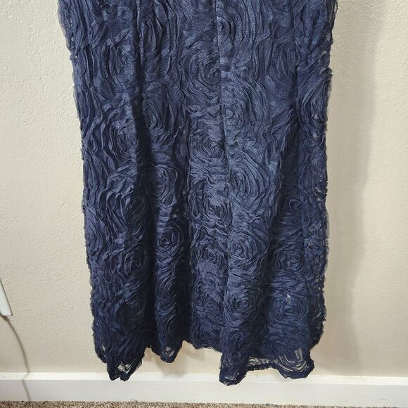 Trixxi Dress Navy Blue Size 1 NWT - Trixxi Prom Dress - Picture 8 of 15